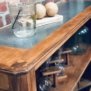Old small counter and its elm dresser