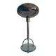 Lampe pied en verre vintage