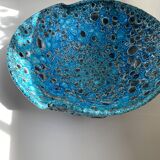 Eruptive ceramic dish from the 60s