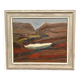 Original Swedish Oil on Panel – “Rustic Landscape” by Thage Carlson – Signed – Vintage & Framed – 72 × 61 cm (28.3" × 24")