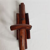 Patère wears rattan wall coat