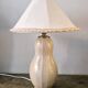 Modern Swedish table lamp with a ceramic base by Anna-Lisa Thomson, mid-1900s.