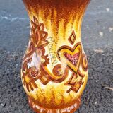 Paul Fouillen Quimper ceramic vase