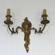 Pair of Louis XV style bronze wall sconces