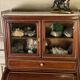 Cylinder desk in solid mahogany, late 18th century