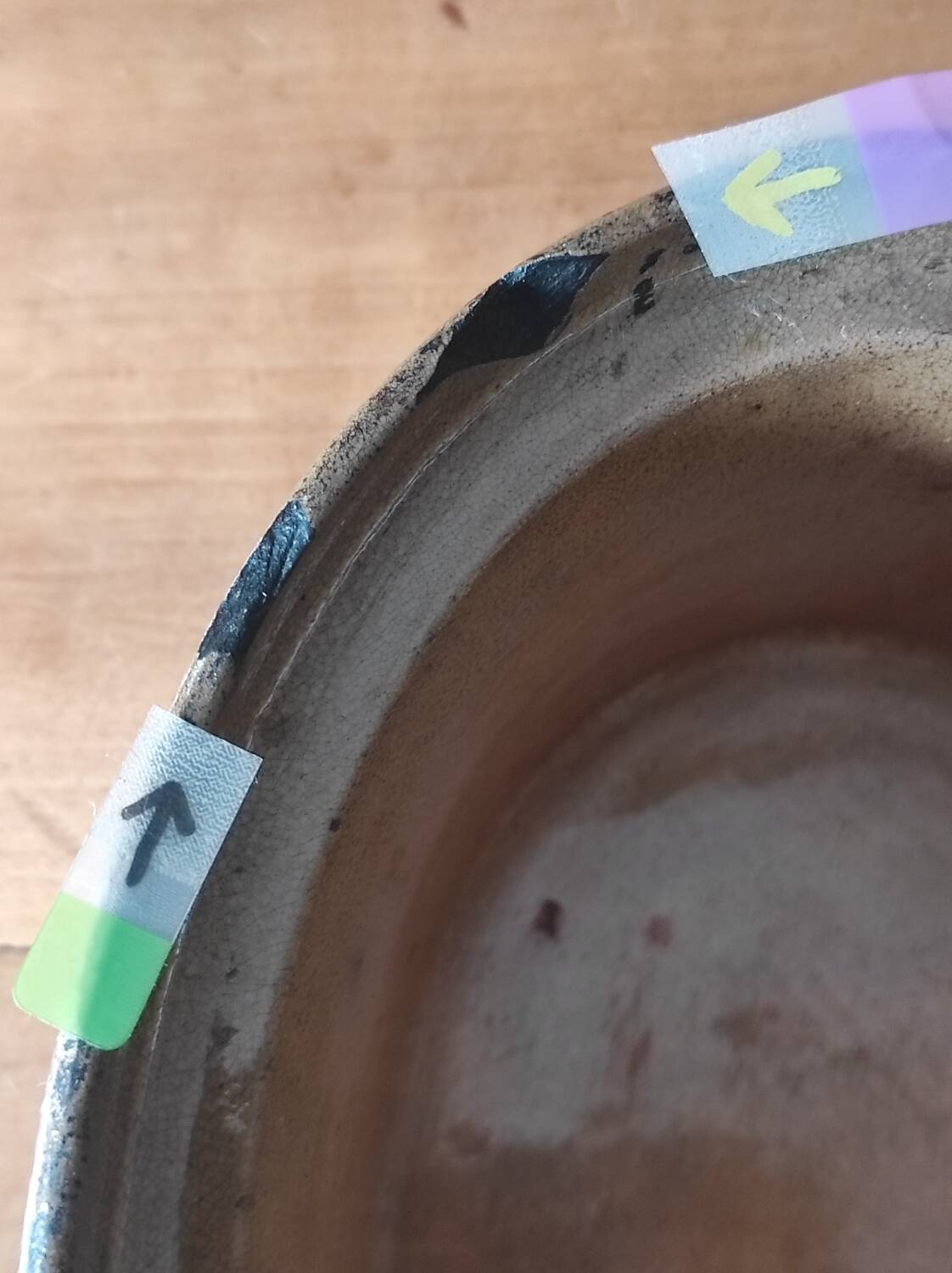 Old terrine in glazed earthenware MIELLE