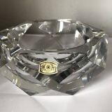 Val St Lambert Crystal Ashtray