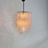 Spun Sugar Pendant by Vistas for Mazzega, 1960s