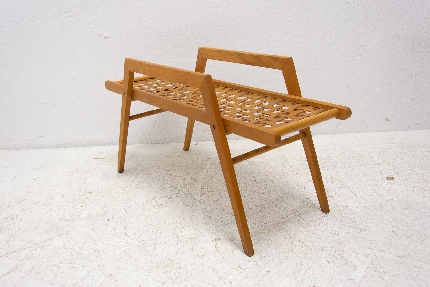 Mid century plant stand or side table, Czechoslovakia