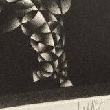 Mario avati (1921-2009), merinos, black manner, 1970