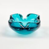 Bol ou cendrier en verre de Murano attribué à Flavio Poli, Italie, années 1960