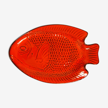 Zoomorphic ceramic fish dish 1960