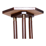 Restored ArtDeco Oak Pedestal, Revived Polish, Czechia, 1920s