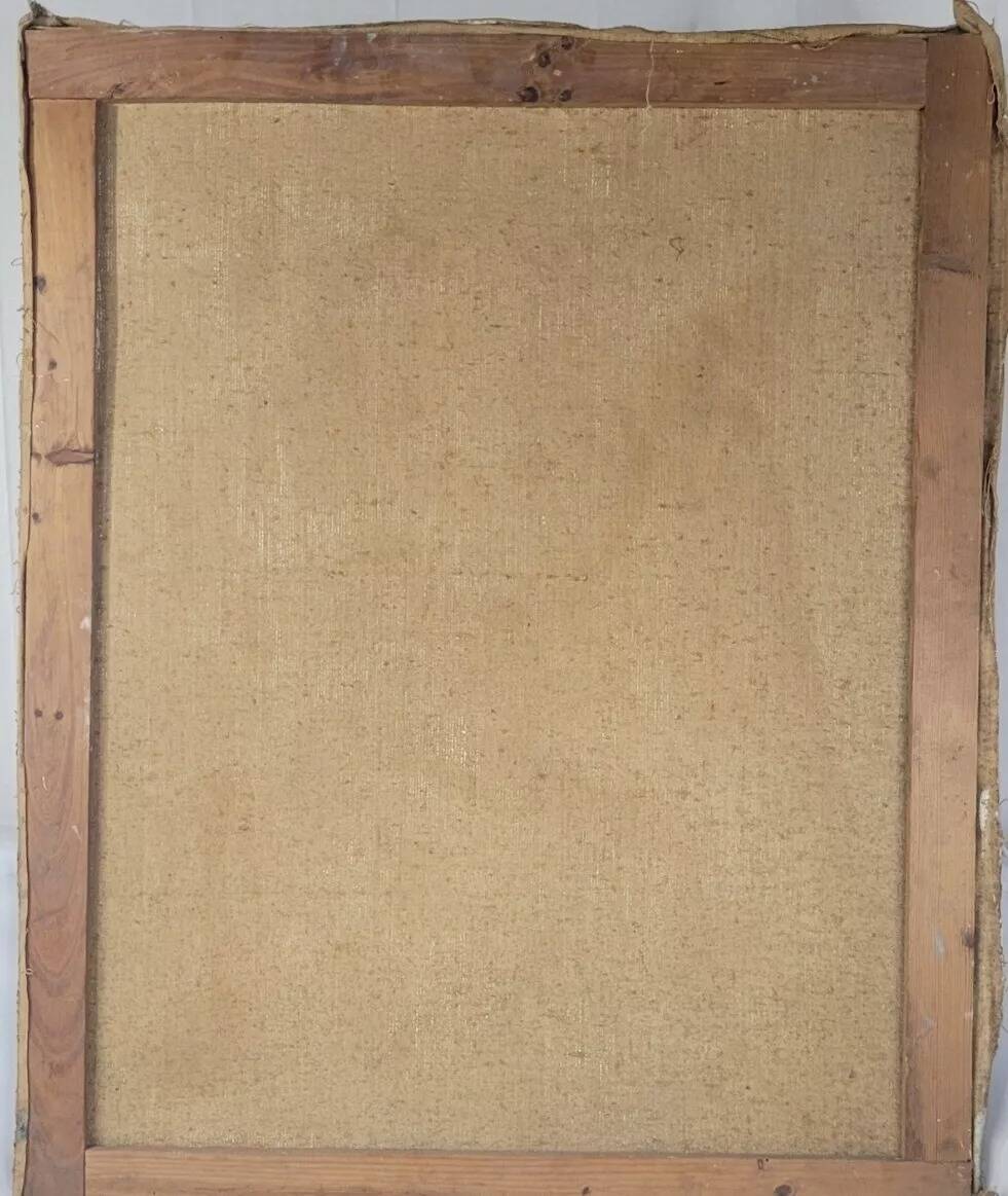 Late 20th Century Female Nude Portrait Painting