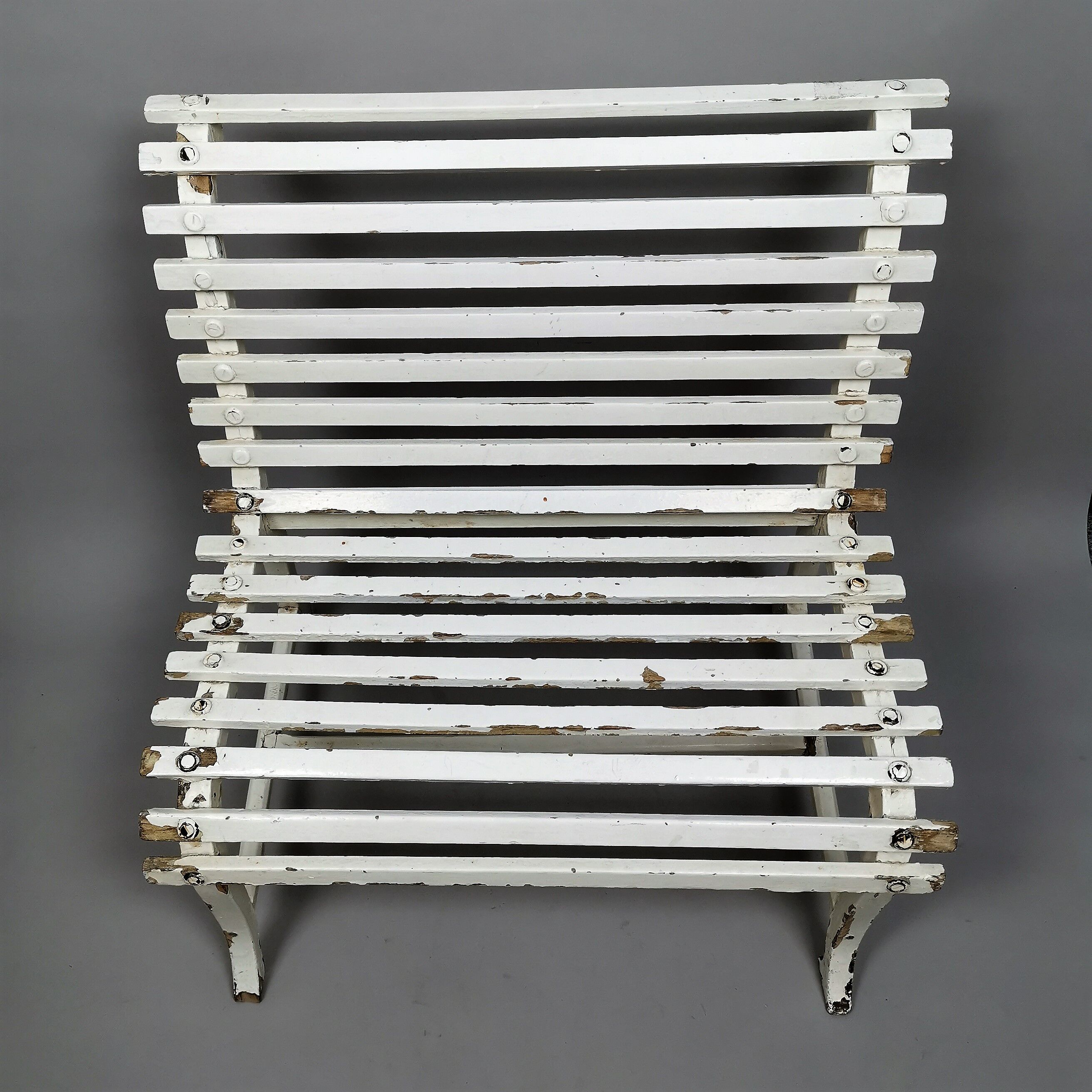 Small child bench painted wooden