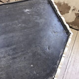 White patina and zinc counter