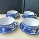 Set of 4 tea cups in Japanese Porcelain