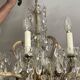 Antique crystal chandelier, French made.