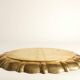Hollywood Regency Large Oval Brass Tray by Firma Lars Holmström, Sweden 1940's
