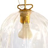 La murrina ceiling lamp in murano glass, italy 1970's