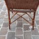 Vintage rattan armchair