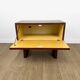 Paire de chevets modernistes placage palissandre années 70