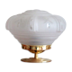 Lampe chevet laiton globe verre dépoli