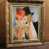 Old couple table