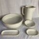 Ceramic bathroom set - Set of 5 pieces - Céranord St-Amand
