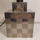 Cube lamp - checkered - Françoise Sée - Space Age Design - Vintage period - 60 / 70