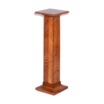 Art Deco Pedestal in Spruce and Oak, 1920s