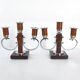 Pair of Art Deco candlesticks 1940