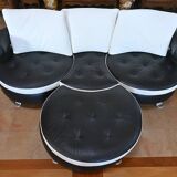 Canapé 3 places par Mario Spinelli, signé Formenti, Italie – 1980