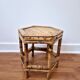 Vintage bamboo stool, plant stand