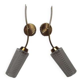 Set of 2 vintage wall lights 50's-60's