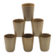 Service de 6 verres / gobelets céramique / Grès  Digoin