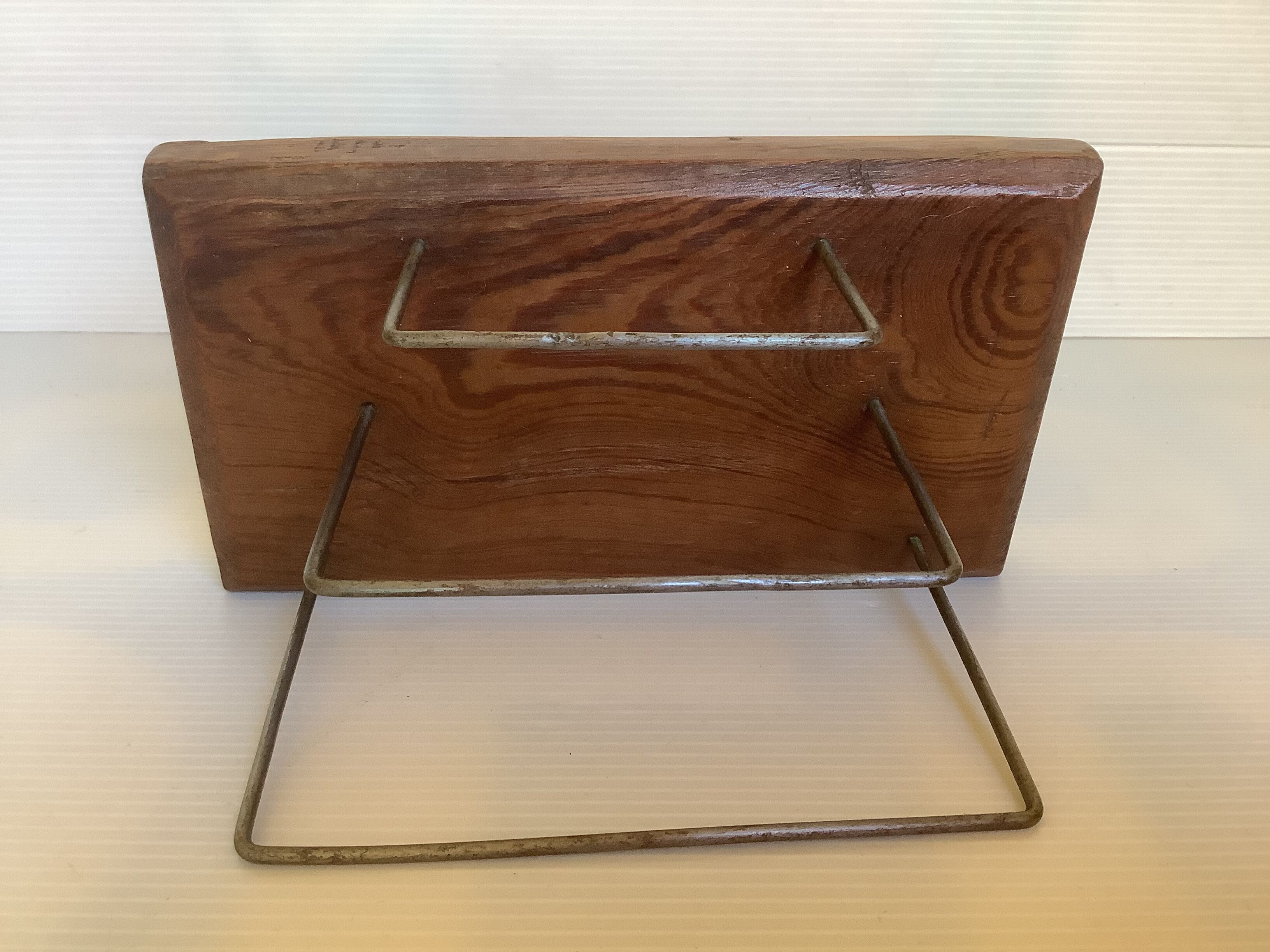 Old mail rack wood metal