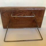 Old mail rack wood metal