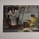 Gravure ancienne scène de pharaons - Fin 19ème siècle
