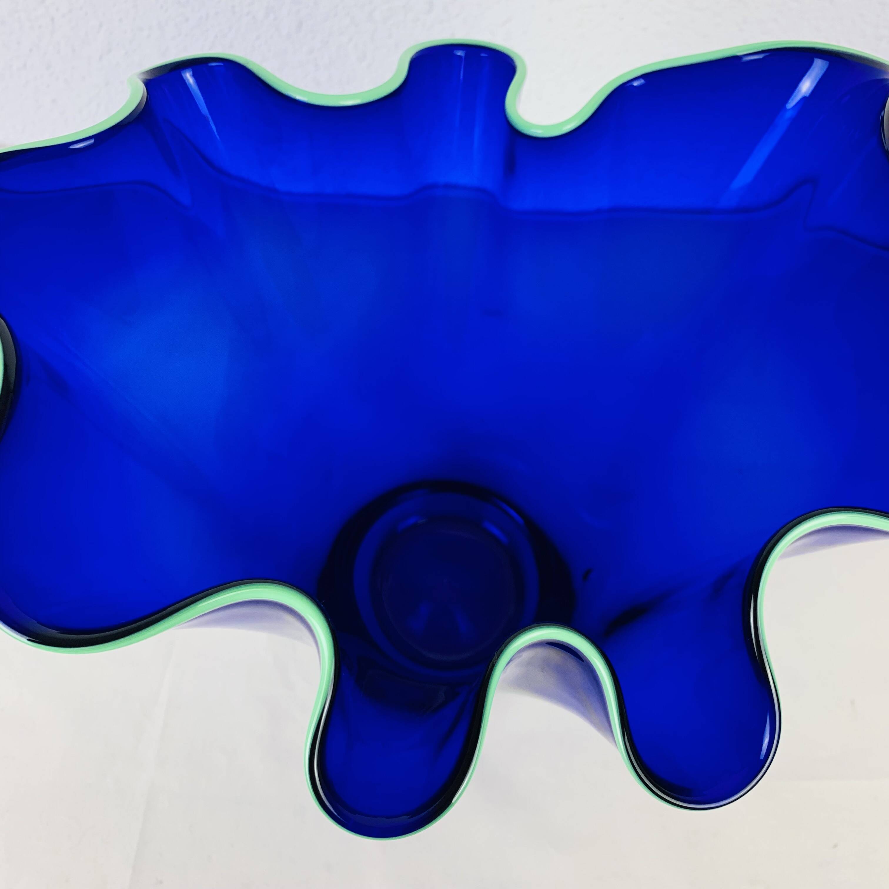 Murano glass handkerchief vase 32 cm