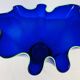 Vase mouchoir verre de Murano 32 cm