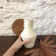 Vase totem blanc - Cassandre Bouilly