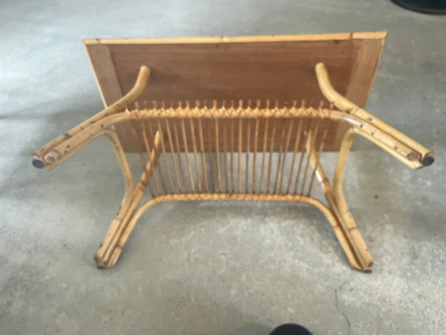 Rattan coffee table