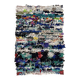 Colorful Boucherouite Moroccan rug - 136 x 203 cm