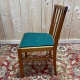 Set of 6 1950s beech chairs.