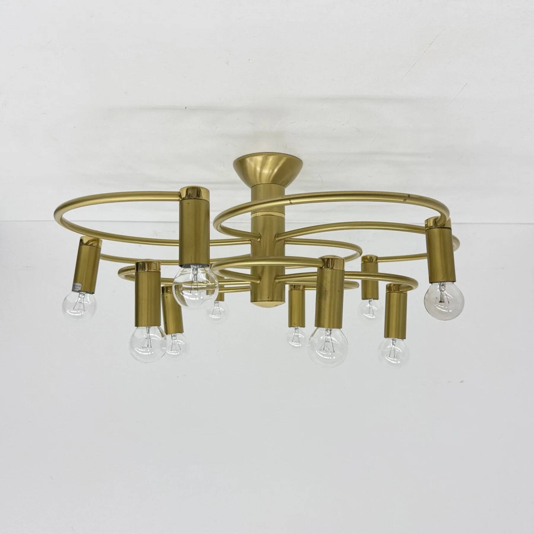 Vintage Hufnagel Leuchten ceiling light, 1970s