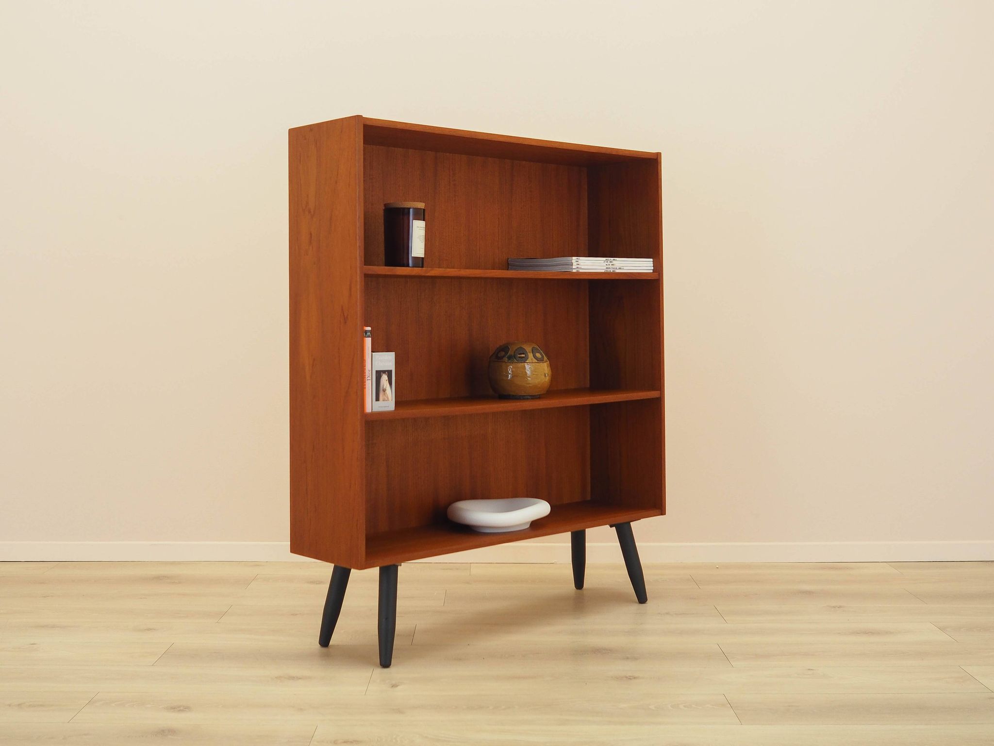 Teak bookcase, Danish design, 1970s, manufactured by Clausen & Søn