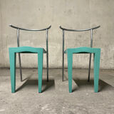Two starck Dr. Glob chairs edited by Philippe Starck by Kartell italy