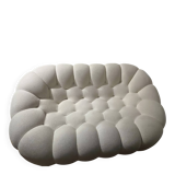 Roche Bobois canapé bubble April 2024. White. A frayed mesh.