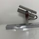 Ramp spot wall lamps chrome metal and brushed aluminum
